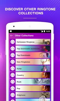 Ringtones songs for phone android App screenshot 1